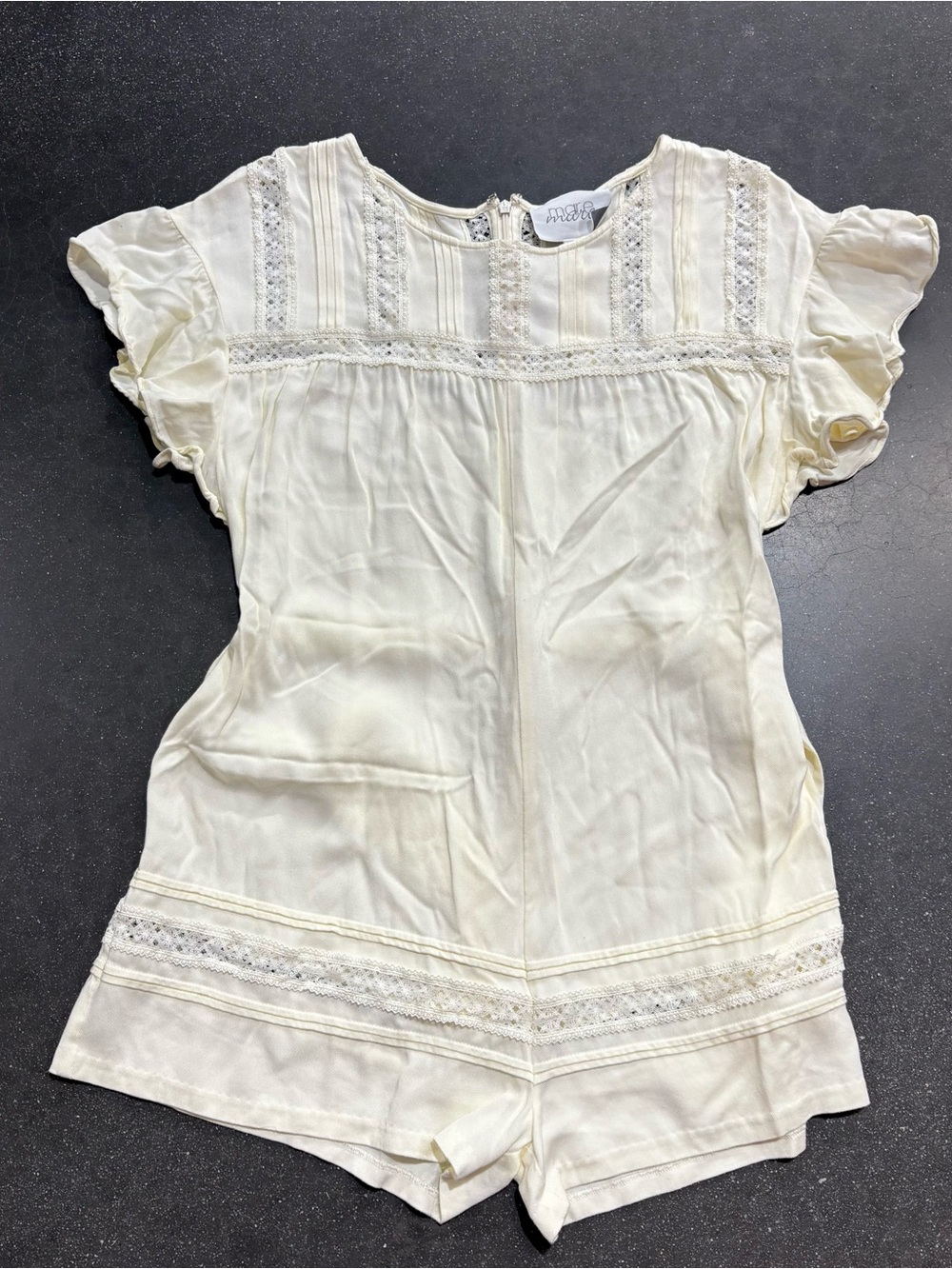 Mare mare x Anthropologie babydoll cream romper